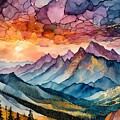 Stormy Skies Over Colorado Mountains
